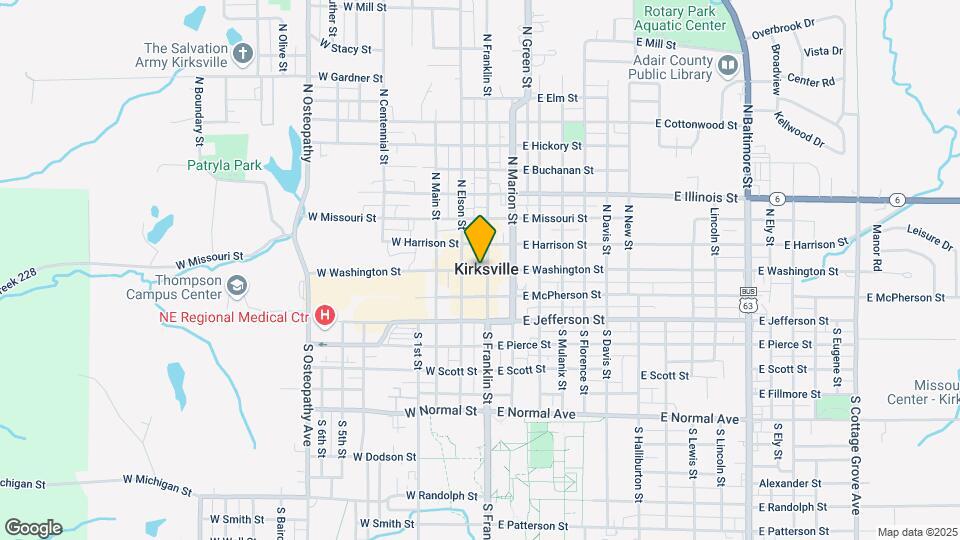 119 W Washington St Mapa y Detalles de la Ubicación