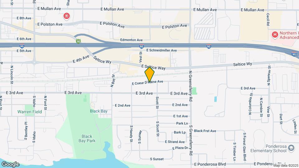 1620 E Coeur D Alene Ave Map and Location Details