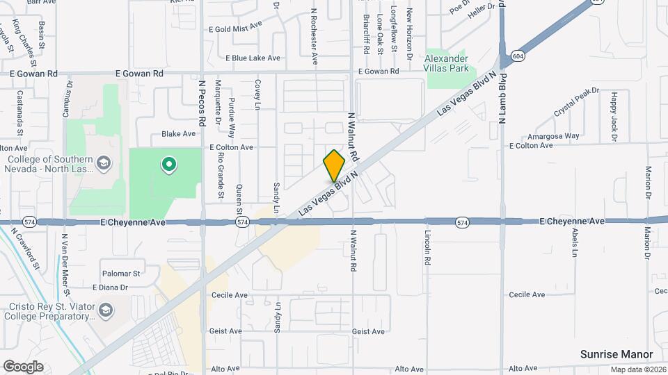Cheyenne Trails Apartments Map and Location Details