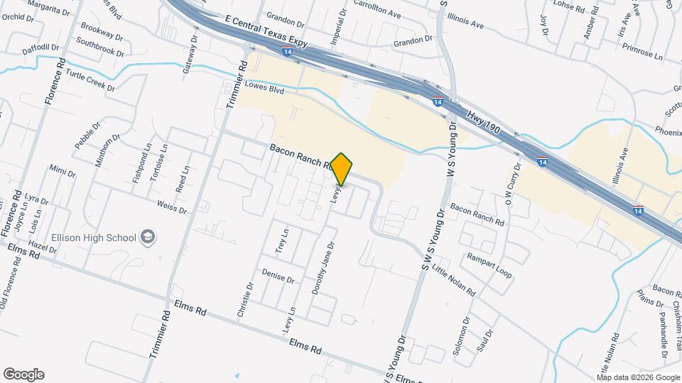 3004 Levy Ln Map and Location Details