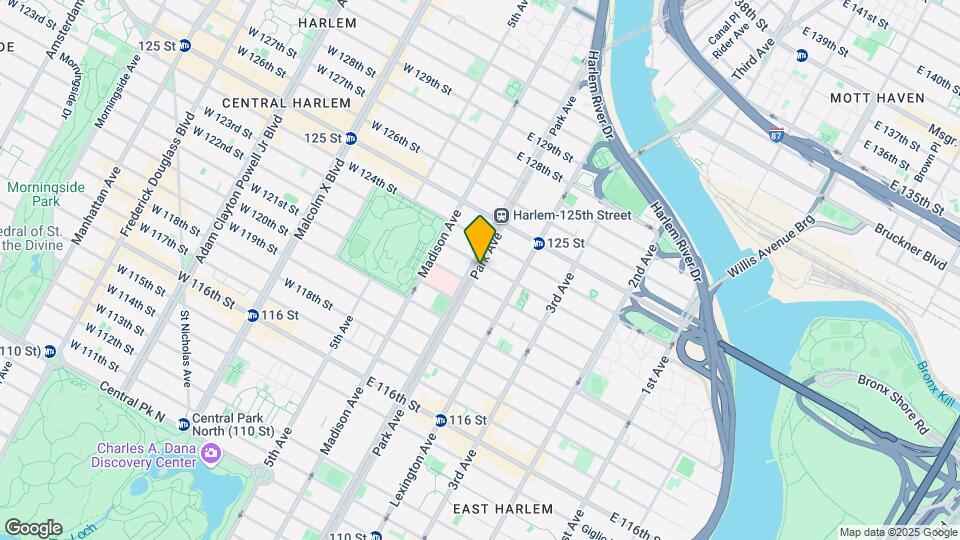 100 E 123rd St Mapa y Detalles de la Ubicación