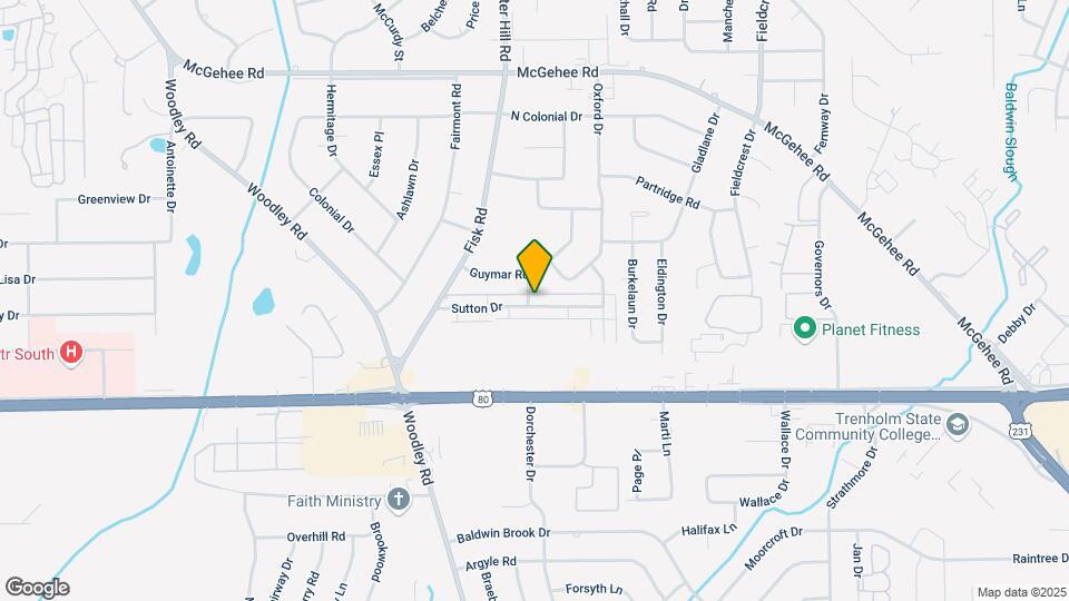 3103 Sutton Dr Map and Location Details