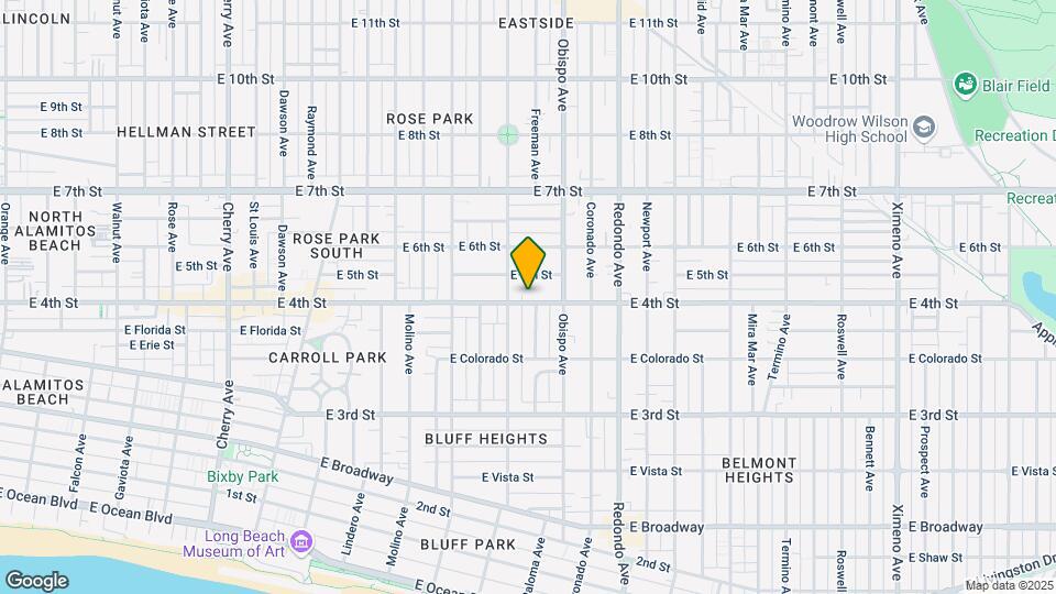 3037 E 4th St Map and Location Details