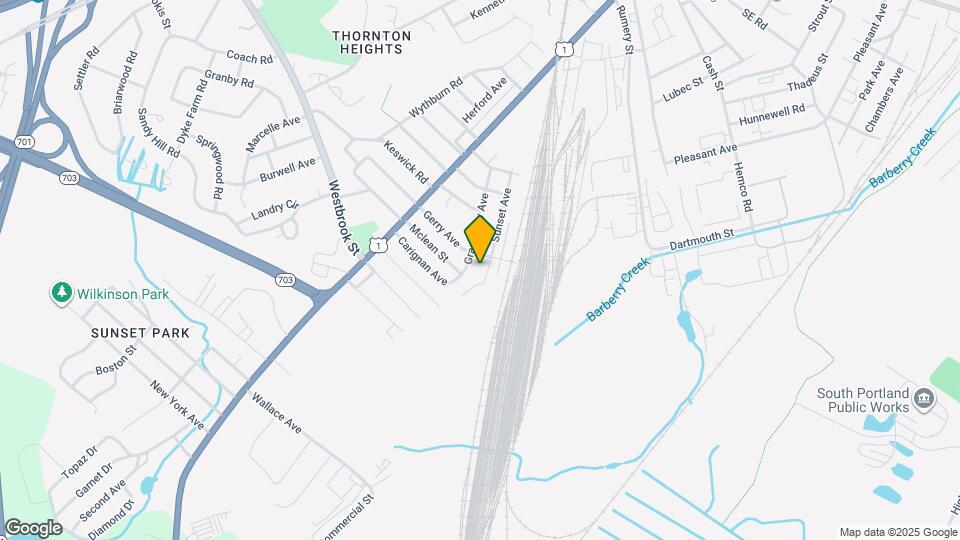 117 Sunset Ave Mapa y Detalles de la Ubicación