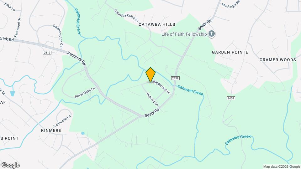 4809 Maplecrest Dr Mapa y Detalles de la Ubicación