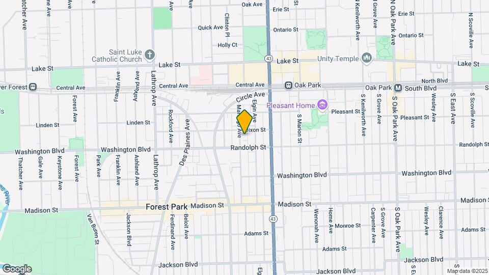 140 Marengo Ave Map and Location Details