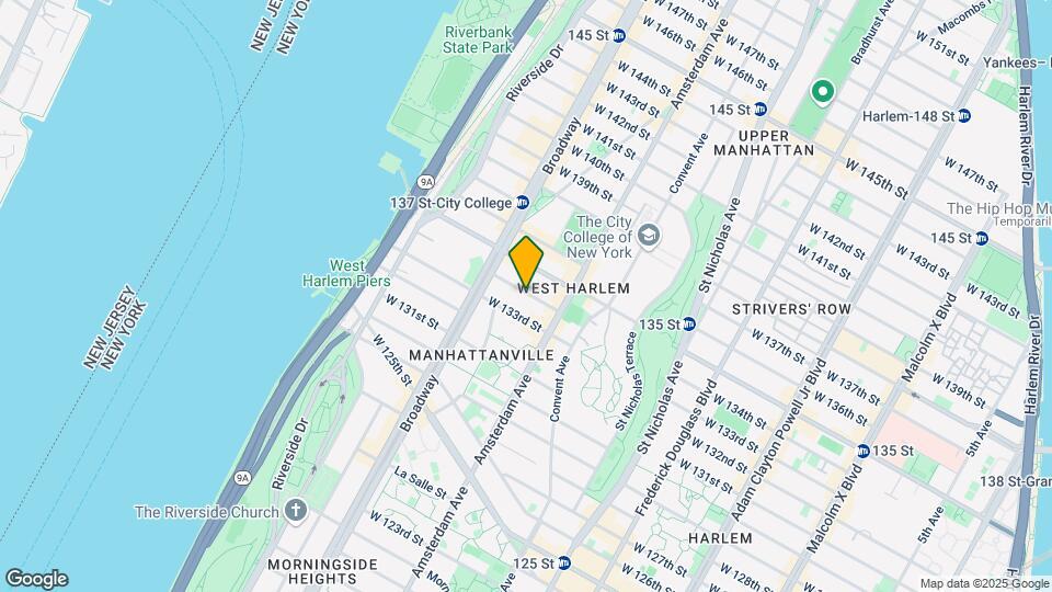 516 W 134th St Mapa y Detalles de la Ubicación