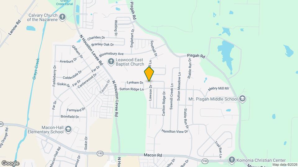 1573 Lawson Dr Mapa y Detalles de la Ubicación