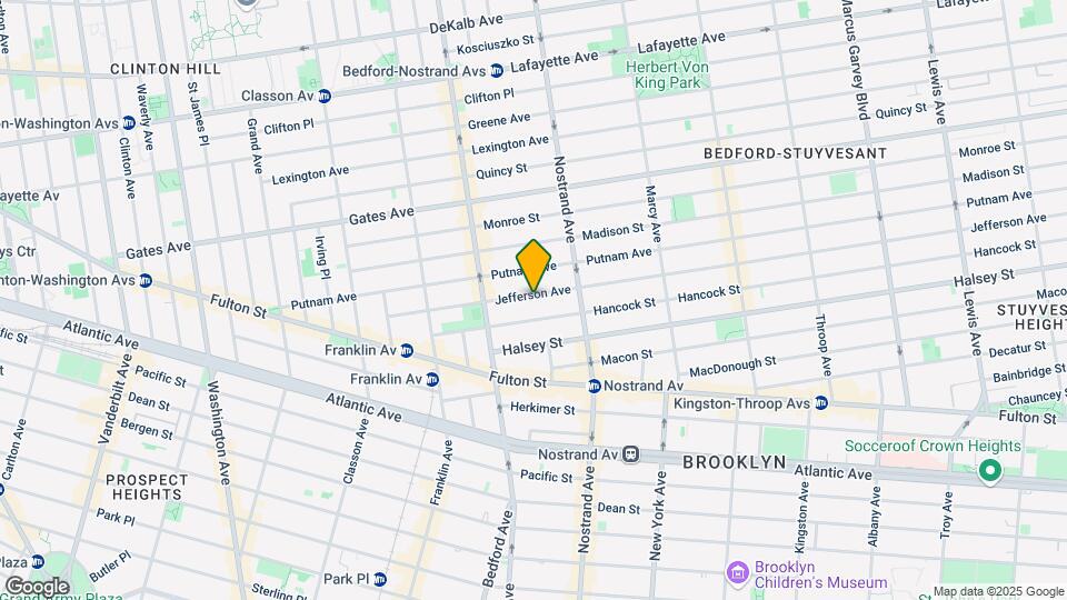 140 Jefferson Ave Mapa y Detalles de la Ubicación