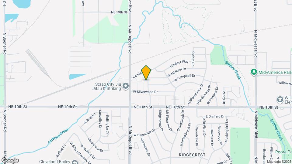 4103 N Oak Grove Dr Map and Location Details