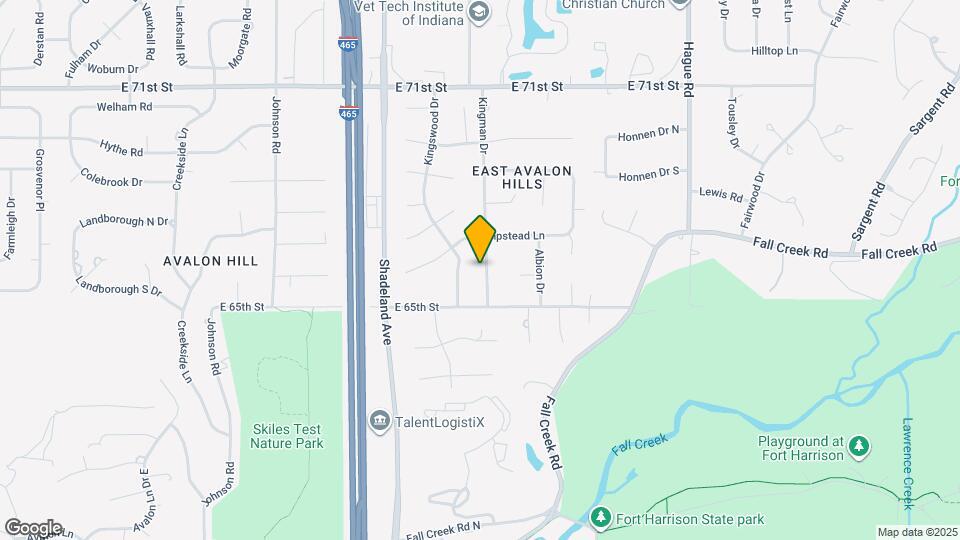 6542 Kingman Dr Map and Location Details