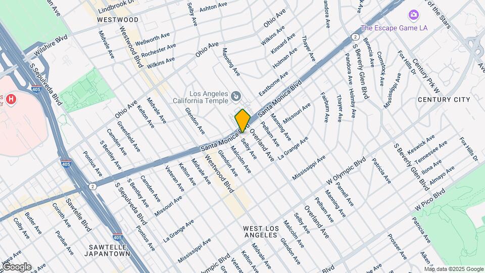 10756 Santa Monica Blvd Map and Location Details