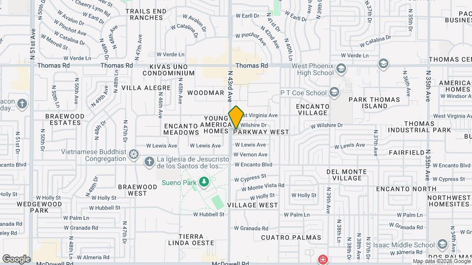 4238 W Sheridan St Map and Location Details