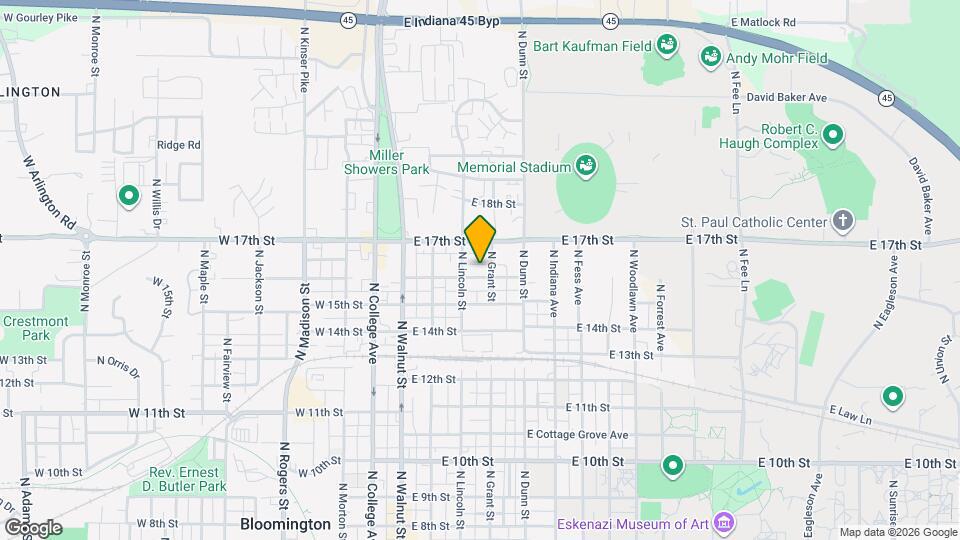 315 E 16th St Mapa y Detalles de la Ubicación