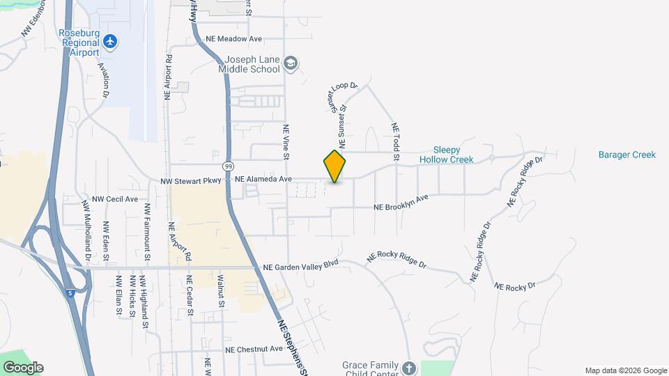 861 NE Alameda Ave Map and Location Details