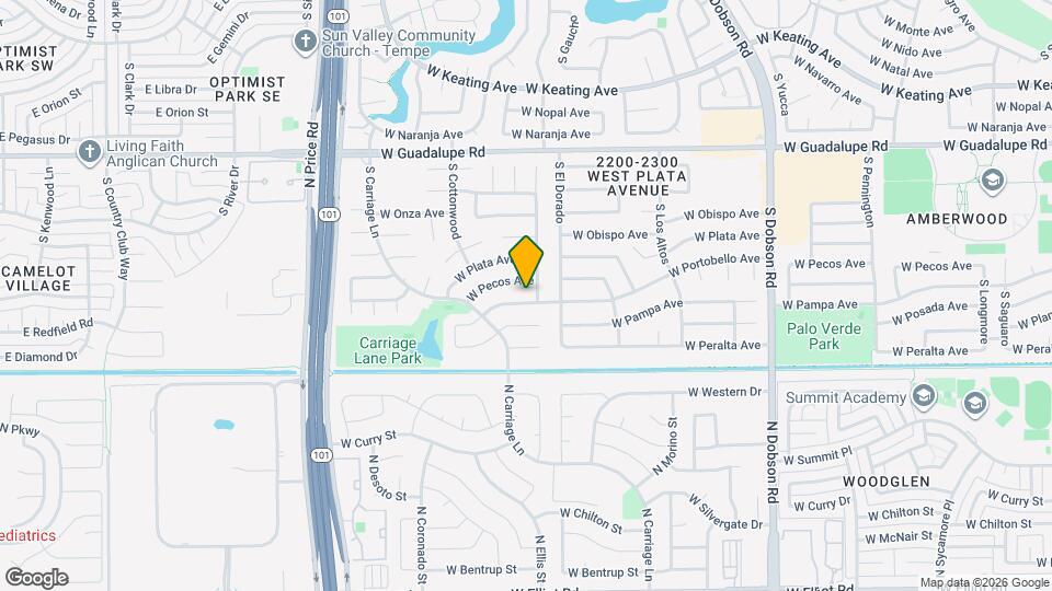 2424 W Portobello Ave Map and Location Details