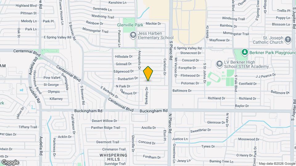 1309 N Park Dr Map and Location Details