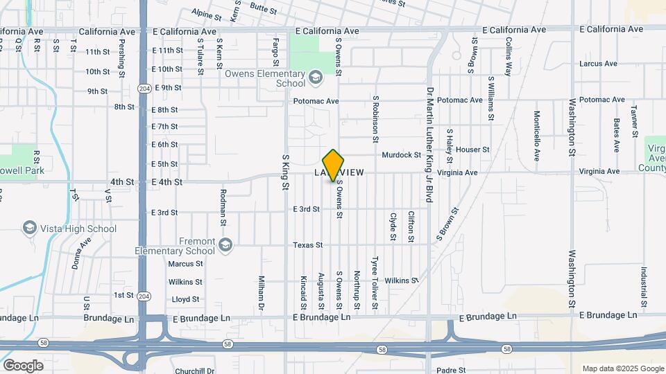 318 S Owens St Mapa y Detalles de la Ubicación
