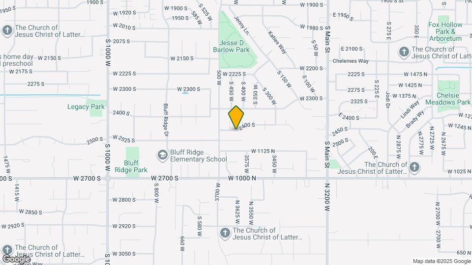 437 W 2400 S Map and Location Details