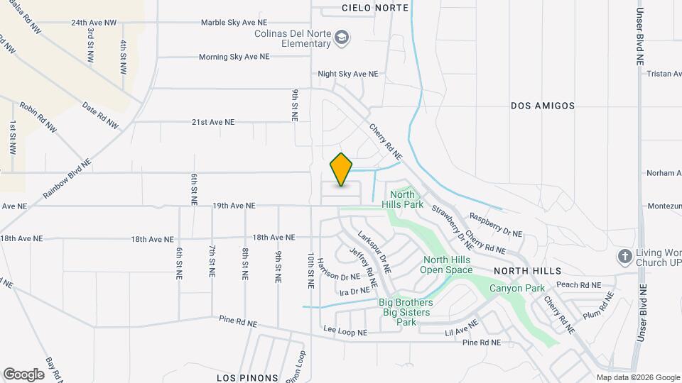 1328 Rebecca Rd NE Mapa y Detalles de la Ubicación