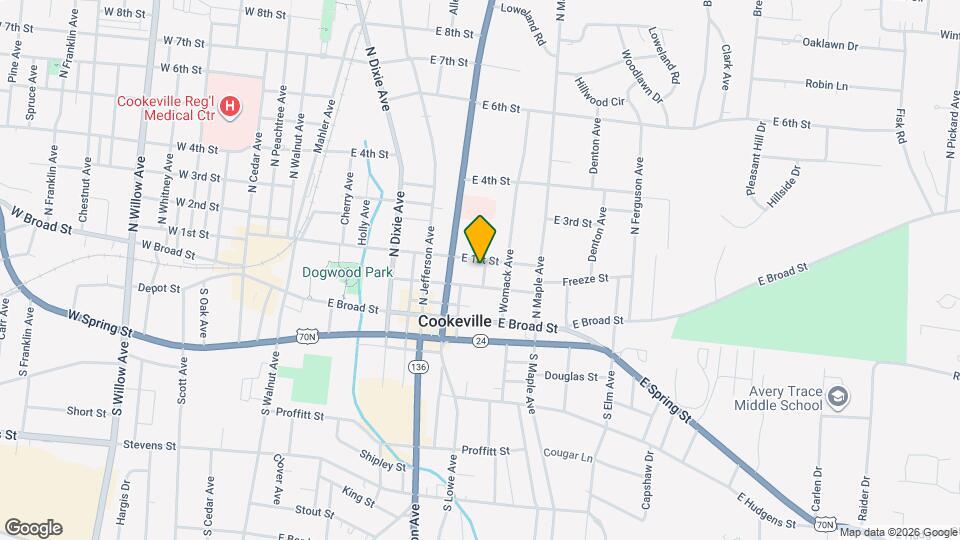 58 Davis Ave Map and Location Details