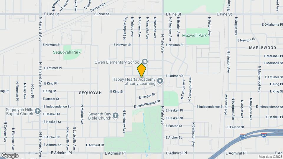 1024 N Vandalia Ave Map and Location Details