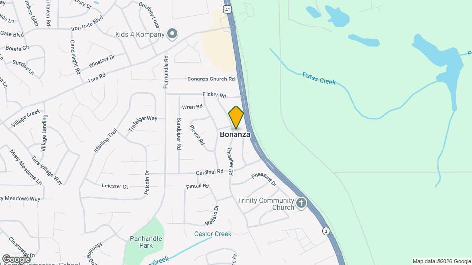 10616 Thrasher Rd Map and Location Details