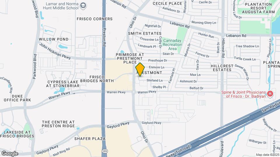 9410 Shirland Ln Map and Location Details