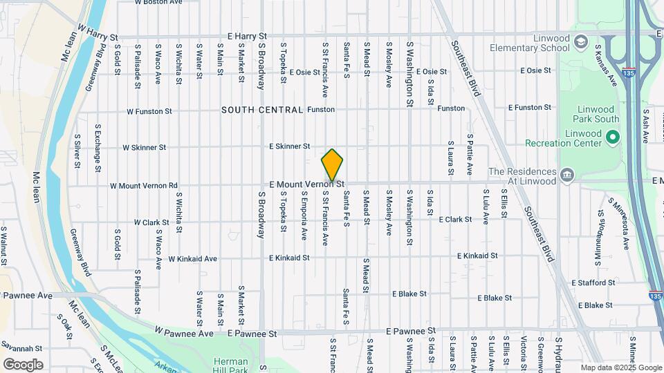 2002 S St Francis Ave Map and Location Details