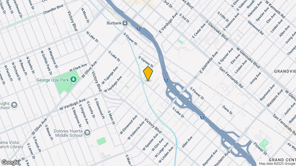 620 S Lake St Map and Location Details