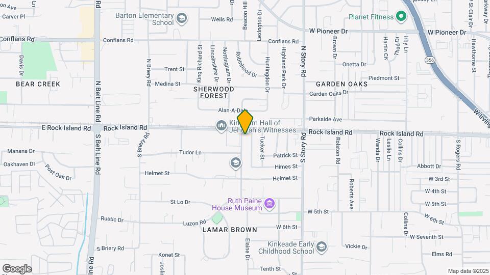 110 Crandall Rd Map and Location Details