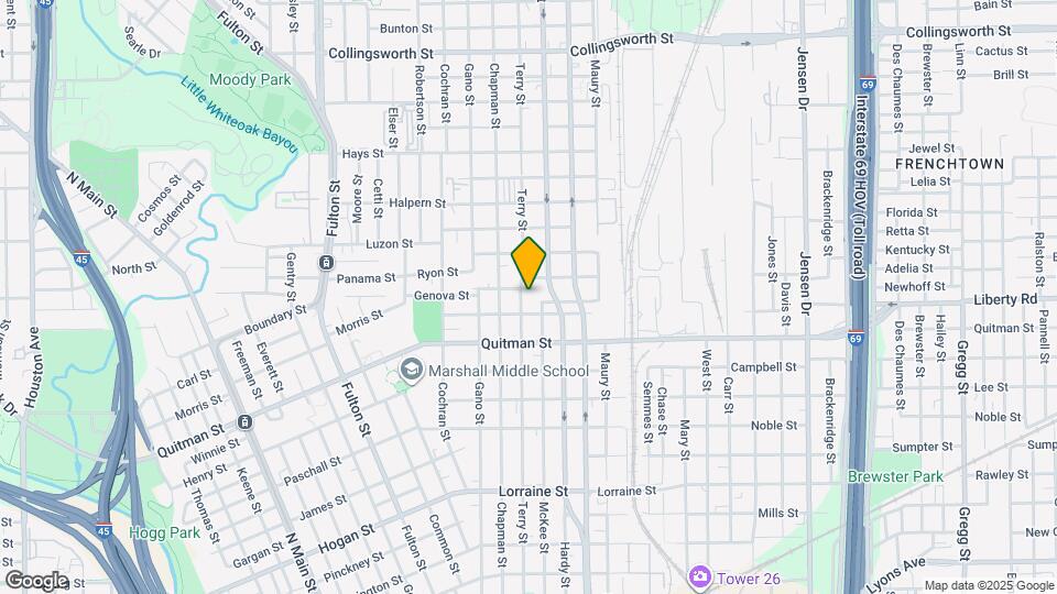 2514 Terry St Map and Location Details