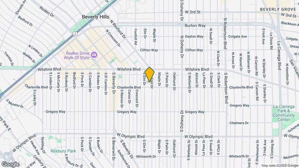 151 S Rexford Dr, Unit A Map and Location Details