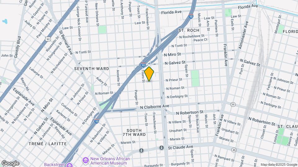 2064 N Prieur St Map and Location Details