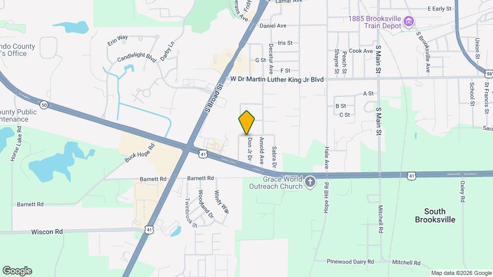 1276 Sabra Dr Map and Location Details