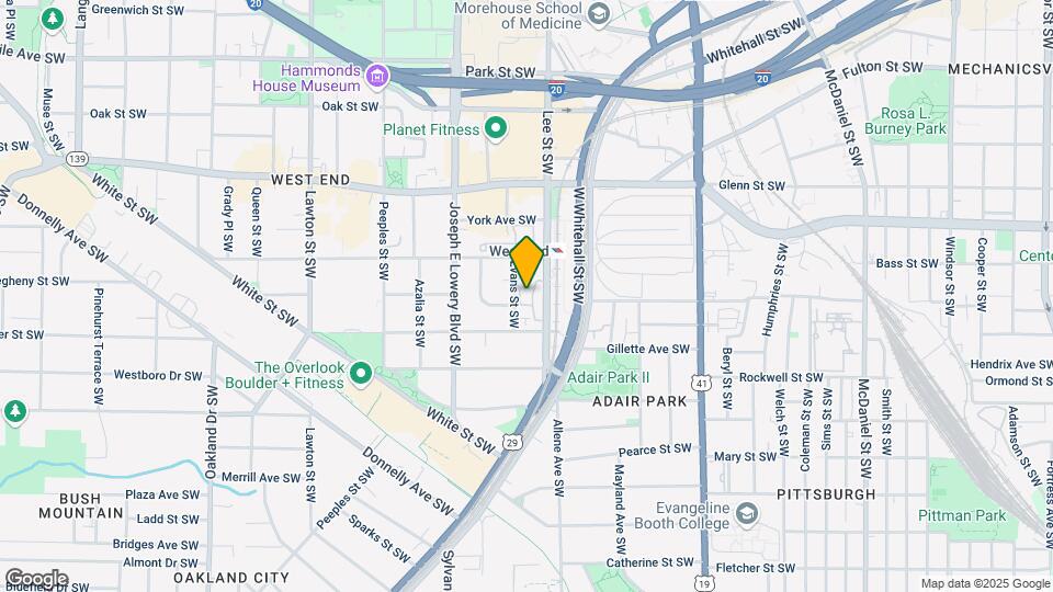 Ashley West End Mapa y Detalles de la Ubicación