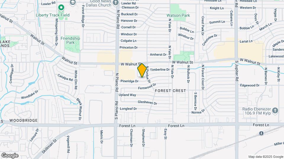 4213 Pineridge Dr Map and Location Details