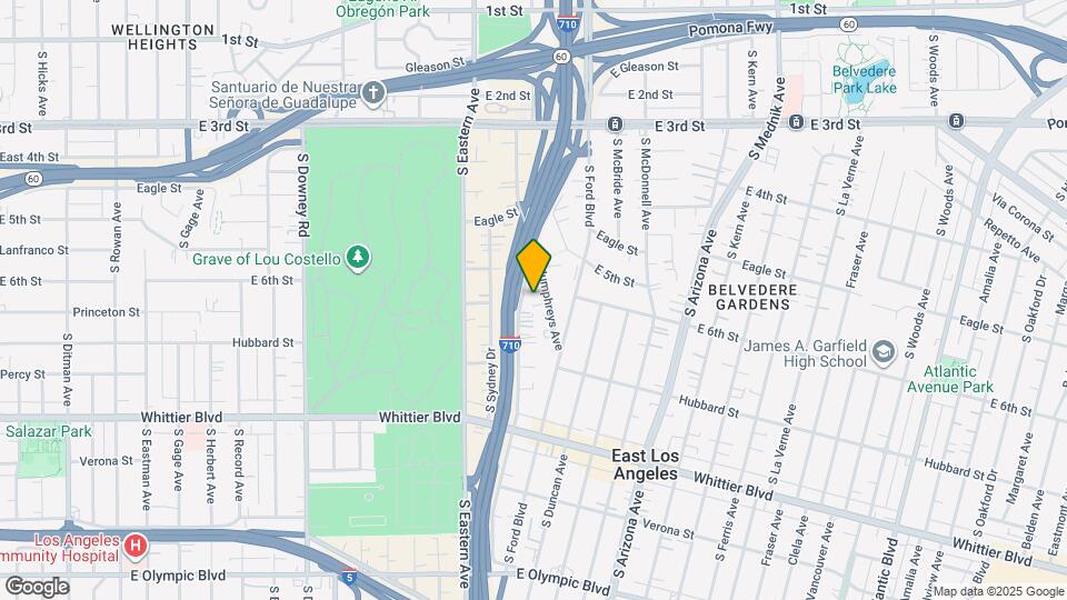 607 S Humphreys Ave Mapa y Detalles de la Ubicación