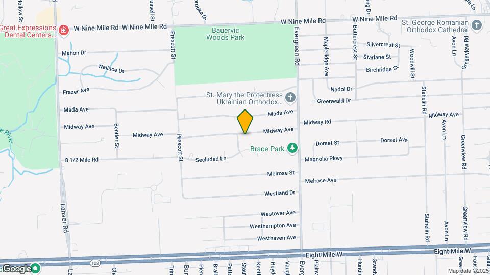 20237 Midway Ave Map and Location Details