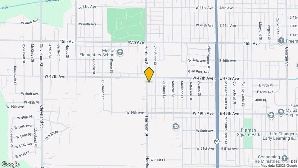 4727 Harrison St Map and Location Details