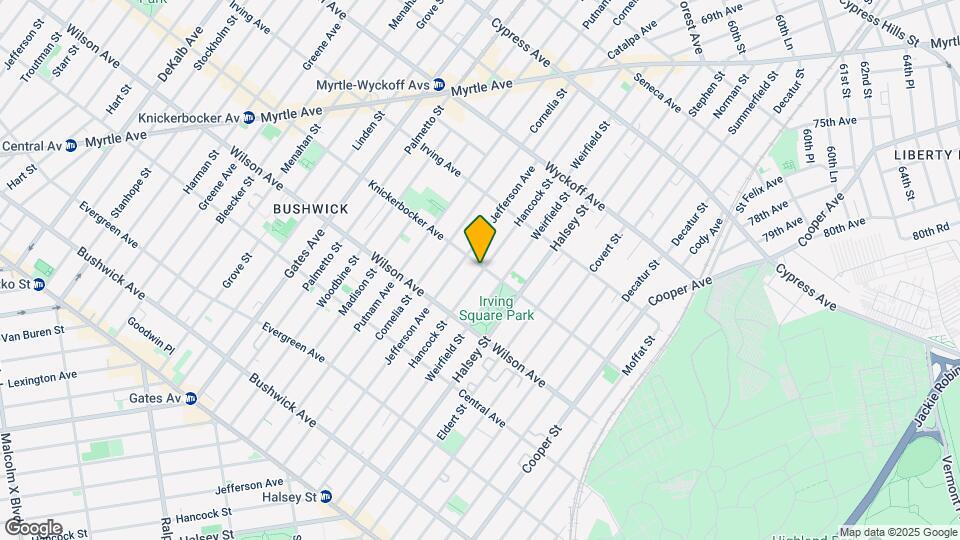730 Knickerbocker Ave Map and Location Details