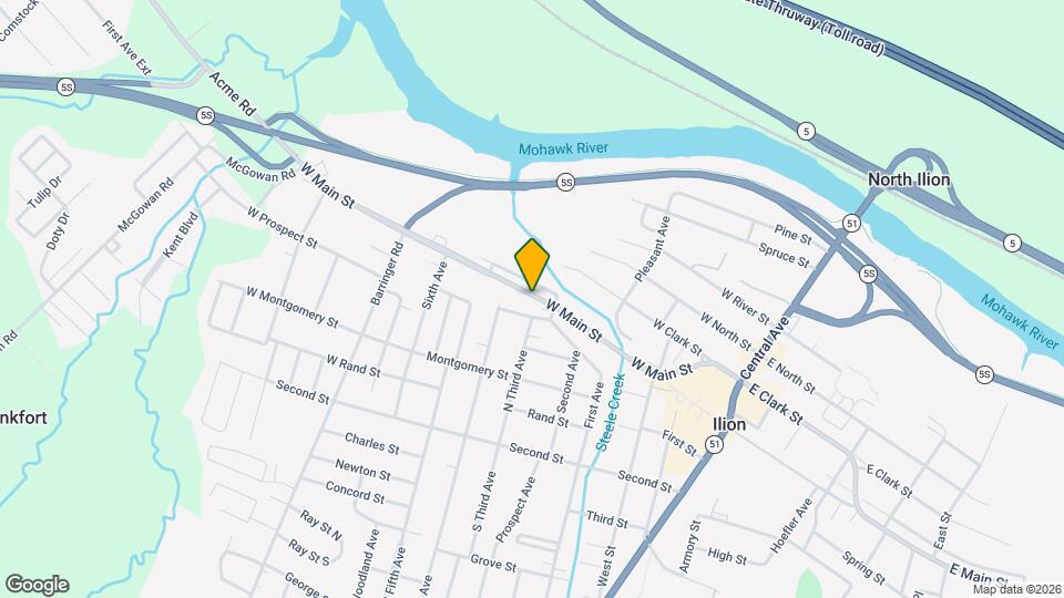 213 W Main St Map and Location Details