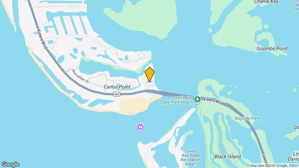 8401 Estero Blvd Map and Location Details