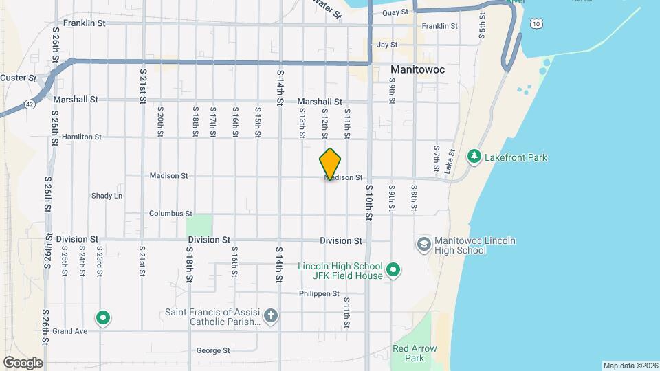 1305 S 12th St Map and Location Details