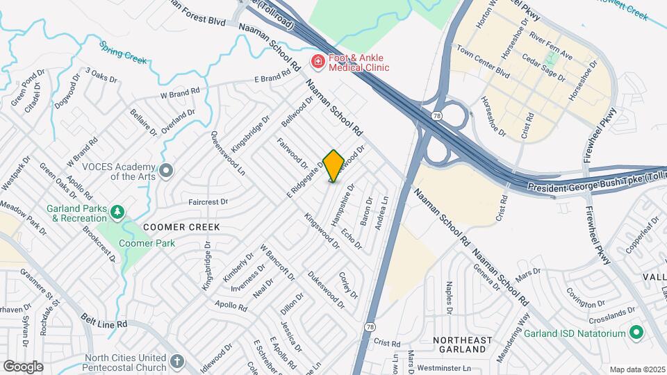 2902 Princewood Dr Map and Location Details