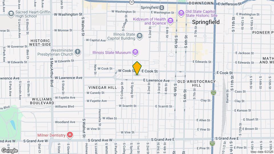 107 W Lawrence Ave Map and Location Details