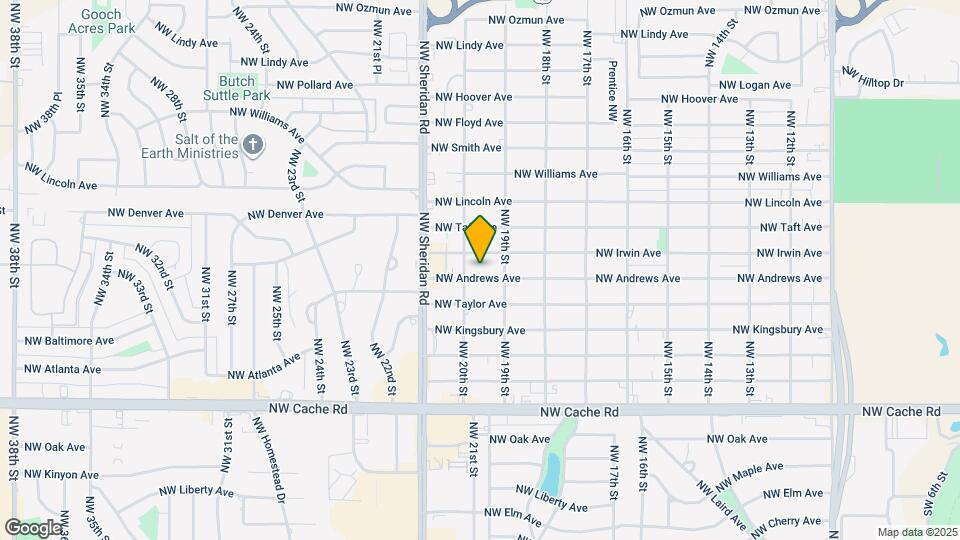 1911 NW Andrews Ave Map and Location Details