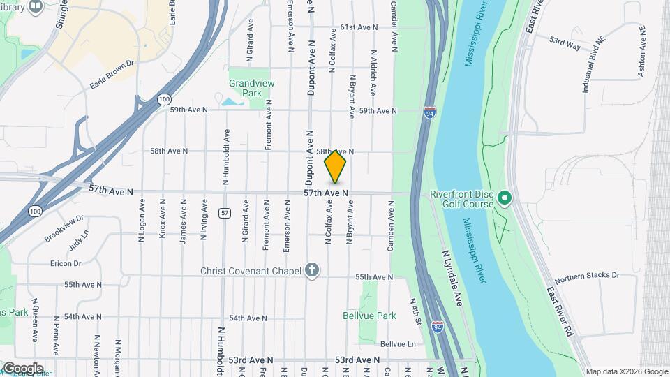 5700 N Colfax Ave Map and Location Details