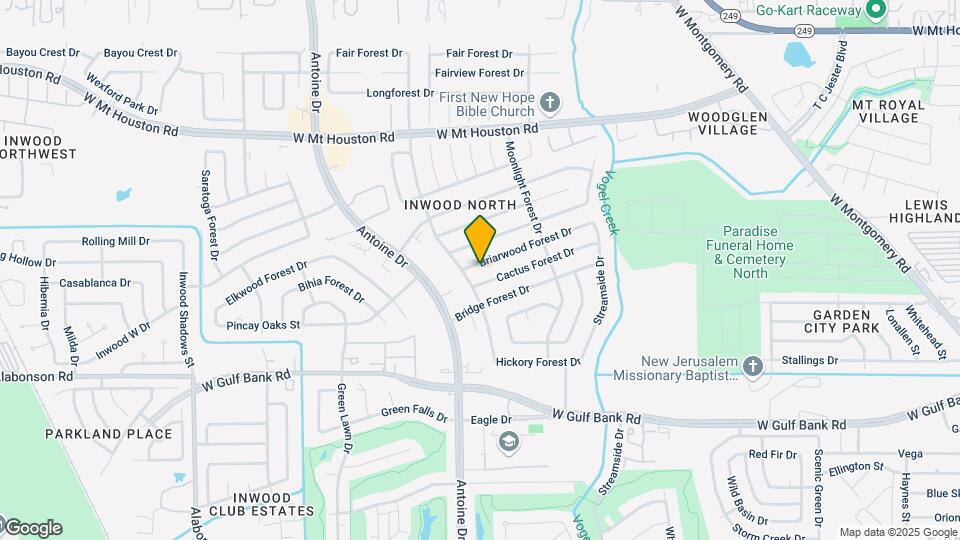 5623 Briarwood Forest Dr Map and Location Details