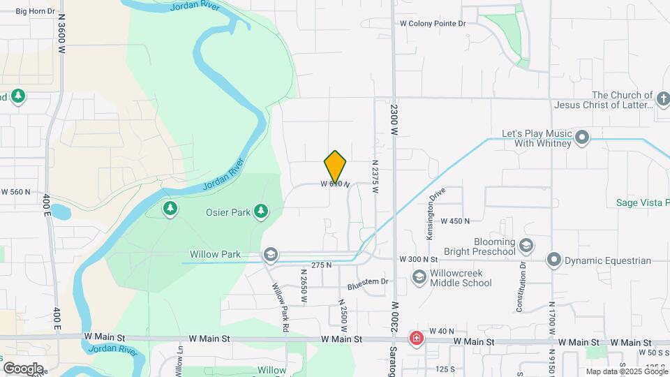 584 2530 W Map and Location Details